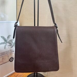 Rare vintage coach dark brown DOD-9408